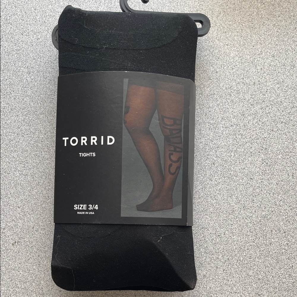 Torrid Black Bad Ass Tights 22-26